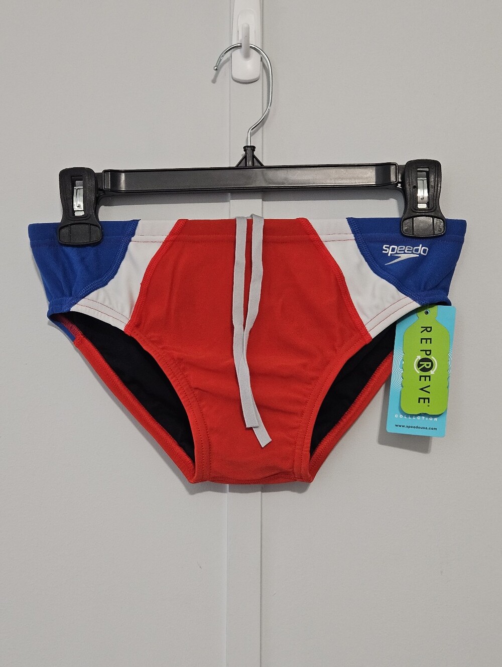 Speedo Eco Endurance Size 30 Boys Mens Swim Trunks with Elastic Drawstring Waist